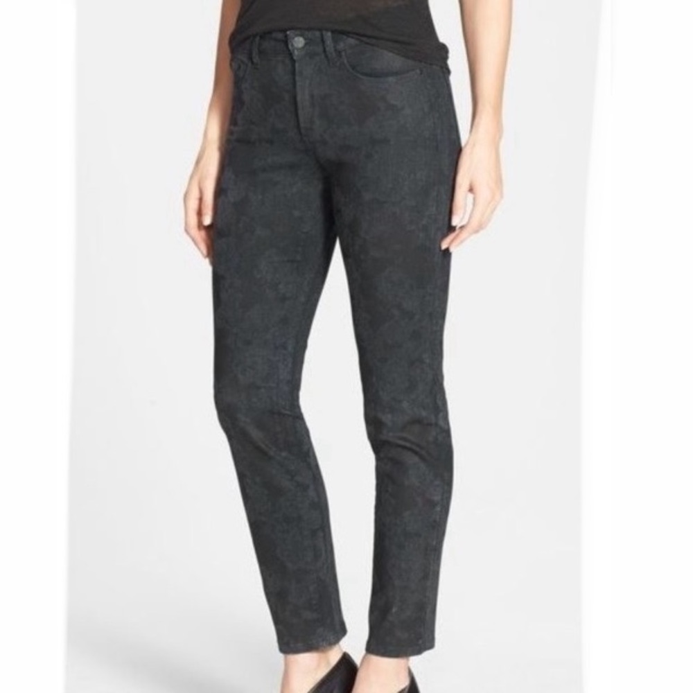 NYDJ Sheri Skinny Floral Print Jeans